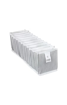 2 Adet 11 Gözlü Small Çekmece Içi Akordiyon Organizer, Çekmece Organizer Düz Beyaz Gri