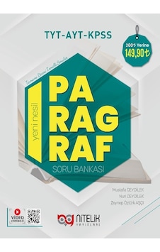Tyt - Ayt - Kpss Yeni Nesil Paragraf Soru Bankası Nitelik Tyt - Ayt - Kpss Yeni Nesil Paragraf Soru Bankası Nitelik