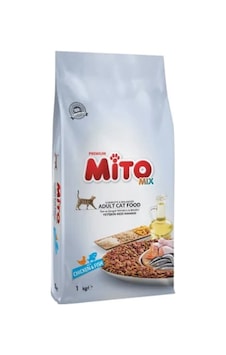 Mito Mix Tavuklu ve Balıklı Yetişkin Kedi Maması 3 x 1 KG Mito Mix Tavuklu ve Balıklı Yetişkin Kedi Maması 3 x 1 KG