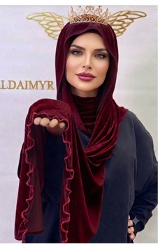 Aldaıyr Tesettür Sandy Şal İpli Bordo Aldaıyr Tesettür Sandy Şal İpli Bordo