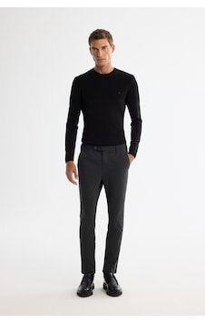 Avva Erkek Antrasit Yanı Lastikli Örme Elastan Slim Fit Pantolon A42y3053 Avva Erkek Antrasit Yanı Lastikli Örme Elastan Slim Fit Pantolon A42y3053