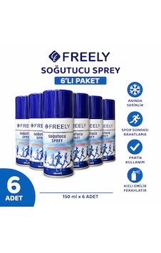 Freely Soğutucu Sprey 150 Ml 6'lı Paket Freely Soğutucu Sprey 150 Ml 6'lı Paket