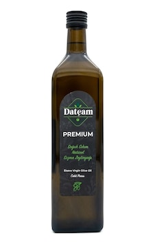 Datçam Premium Soğuk Sıkım Zeytinyağı Cam Şişe 1000 ML
