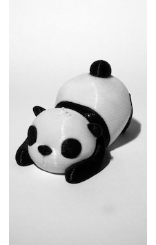 Uyuyan Panda - Dekoratif Biblo Ve 3d Maket Obje 7 Cm Uyuyan Panda - Dekoratif Biblo Ve 3d Maket Obje 7 Cm
