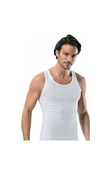 İki Yıldız Erkek Modal Atlet 6'lı Paket 3009 Beyaz İki Yıldız Erkek Modal Atlet 6'lı Paket 3009 Beyaz