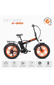 Strada E-bro 20 Jant Elektrikli Bisiklet Turuncu Strada E-bro 20 Jant Elektrikli Bisiklet Turuncu