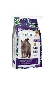 Perfect Kısırlaştırılmış Somonlu Yetişkin Kedi Maması 1500 G