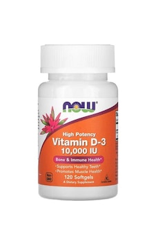 Now Foods High Potency Vitamin D3 250 Μg 10.000 IU 120 Softgel Now Foods High Potency Vitamin D3 250 Μg 10.000 IU 120 Softgel