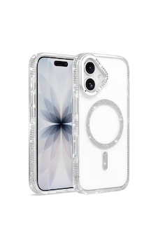 Apple iPhone Uyumlu 17 Kılıf M-safe Şarj Özellikli Tera Silikon Kılıf Şeffaf