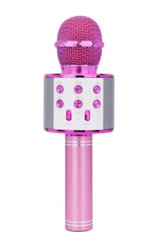 Ws-858 Karaoke Mikrofon Aux Usb Ve Sd Kart Girişli Bluetooth Hoparlör Pembe Ws-858 Karaoke Mikrofon Aux Usb Ve Sd Kart Girişli Bluetooth Hoparlör Pembe