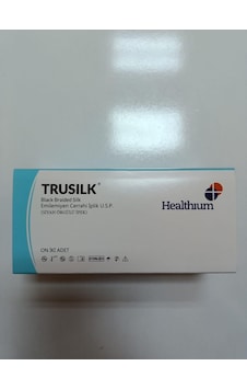 Trusilk İpek 2/0 26 MM 3/8 Keskin Cerrahi İplik 12'li