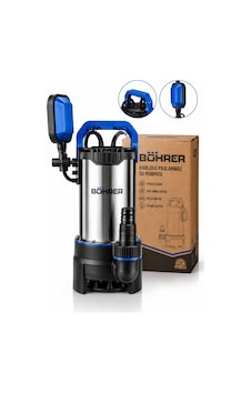 Böhrer Ba011462 1.1 Kw 1.5 Hp 18 Ton Su 11m Dik 110m Yatay Paslanmaz Tip Kuyu Inox Dalgıç Pompa