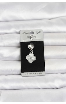 316l Cerrahi Çelik Sallantılı Yonca Model Göbek Piercing Çok Renkli 316l Cerrahi Çelik Sallantılı Yonca Model Göbek Piercing Çok Renkli