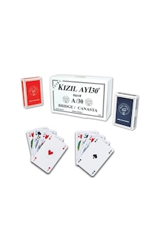 Oyun Kağıdı Kızıl Ay/30 Kırmızı
