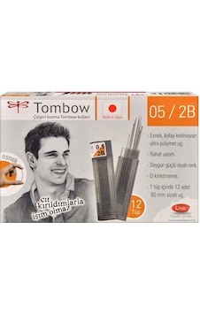 Tombow Uç 0.5Mm 2B 12'li Kutu Tombow Uç 0.5Mm 2B 12'li Kutu