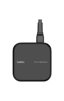 Connect Gan Usb-c 6'sı 1 Arada Bağlantı İstasyonu, 130 W Multiport Dock, 96 W Pd, Usb-c, Usb-a, Giga