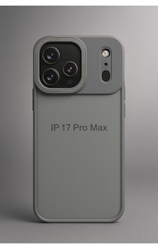 Apple iPhone 17 Pro Max Uyumlu Tam Koruma Sağlayan Darbeye Dayanıklı Kalın Silikon Kılıf Gri Apple iPhone 17 Pro Max Uyumlu Tam Koruma Sağlayan Darbeye Dayanıklı Kalın Silikon Kılıf Gri