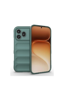 Honor 600 Pro 5g Kılıf Esnek Tpu Oyuklu Arka Yüzey Tasarımlı Zore Etnik Silikon Kapak - Koyu Yeşil Honor 600 Pro 5g Kılıf Esnek Tpu Oyuklu Arka Yüzey Tasarımlı Zore Etnik Silikon Kapak - Koyu Yeşil