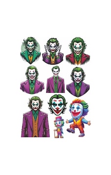 Joker Sticker Set Joker Sticker Set