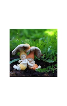 Uyuyan Shroom Bebekler, Minyatür Peri Bahçesi Ve Teraryum Uyuyan Shroom Bebekler, Minyatür Peri Bahçesi Ve Teraryum