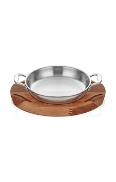 Elit Mm Çelik Yumurta Sahanı 14 Cm +nihale Gri