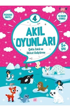 Akıl Oyunları 4 5+ Yaş - Çoklu Zeka Ve Dikkat Geliştirme - Ccgx-820126 Akıl Oyunları 4 5+ Yaş - Çoklu Zeka Ve Dikkat Geliştirme - Ccgx-820126
