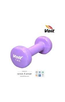 Voit Vinyl Demir 1 KG Dambıl Ağırlık Mor Voit Vinyl Demir 1 KG Dambıl Ağırlık Mor