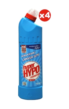 Hyper Hypo Okaliptus Ultra Kıvamlı Çamaşır Suyu 4 x 750 ML Hyper Hypo Okaliptus Ultra Kıvamlı Çamaşır Suyu 4 x 750 ML