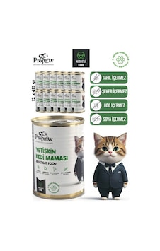 Propaw Yetişkin Ciğerli Kedi Maması 415 Gr Açık Beyaz
