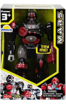 Happy Kid M.a.r.s. Işıklı Yürüyen Robot 57674 Siyah