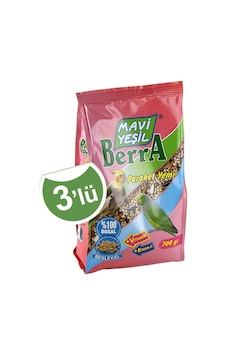 Mavi Yeşil Berra Paraket Yemi 3 Lü Mavi Yeşil Berra Paraket Yemi 3 Lü