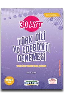 Okaynus Ayt Türk Dili Ve Edebiyatı 30 Lu Deneme Sınavı Okaynus Ayt Türk Dili Ve Edebiyatı 30 Lu Deneme Sınavı