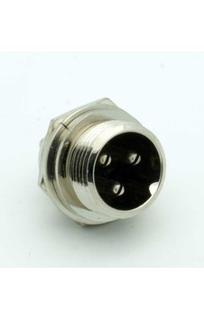 Mike Mic Konnektör 3 Pin Erkek Mike Mic Konnektör 3 Pin Erkek
