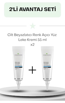 Cilt Beyazlatıcı Renk Açıcı Yüz Leke Kremi 55 Ml İkili Set Cilt Beyazlatıcı Renk Açıcı Yüz Leke Kremi 55 Ml İkili Set