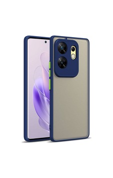 Zore İnfinix Zero 30 4g Kılıf Omsy Hux Kapak - Lacivert Zore İnfinix Zero 30 4g Kılıf Omsy Hux Kapak - Lacivert