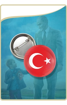 23 Nisan Rozet Seti -11 Toplam 10 Parça Çok Renkli 23 Nisan Rozet Seti -11 Toplam 10 Parça Çok Renkli