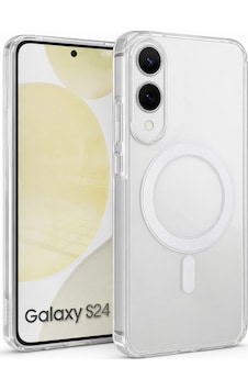 Samsung Galaxy S25 Edge Uyumlu Kamera Korumalı Magsafe Wireless Şarj Özellikli Lüks Şeffaf Silikon Telefon Kılıfı