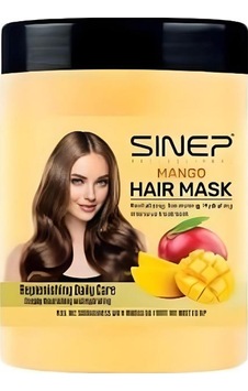Sinep Mango Kuru Yıpranmış Ve Cansız Saçlar İçin Saç Maskesi 1 L Sinep Mango Kuru Yıpranmış Ve Cansız Saçlar İçin Saç Maskesi 1 L