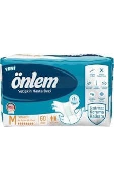 Önlem Hasta Bezi Belbantlı Tekstil Yüzey Orta Boy M 30'Lu