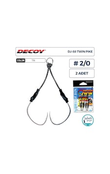 Decoy Dj-88 Twin Pike Çiftli Asist İğnesi 2/0 2 Adet Decoy Dj-88 Twin Pike Çiftli Asist İğnesi 2/0 2 Adet