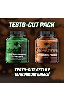 Grimlabs Sinister Booster + Shredder Fat Burner Testo Cuts Define Set Grimlabs Sinister Booster + Shredder Fat Burner Testo Cuts Define Set