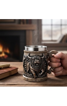Boğa Figürlü 3d Kabartmalı Paslanmaz Çelik Kadeh Kupa Diğer Boğa Figürlü 3d Kabartmalı Paslanmaz Çelik Kadeh Kupa Diğer