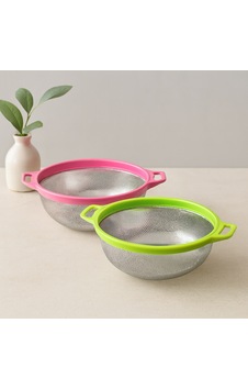 24 Cm Kulplu Metal Süzgeç - Çelik Sepet 1247956 24 Cm Kulplu Metal Süzgeç - Çelik Sepet 1247956