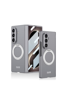 Samsung Galaxy Uyumlu Z Fold 8 Ultra Kılıf M-safe Şarj Özellikli 360 Ring Standlı Sert Pc Kapak Kpt-07 Gri Samsung Galaxy Uyumlu Z Fold 8 Ultra Kılıf M-safe Şarj Özellikli 360 Ring Standlı Sert Pc Kapak Kpt-07 Gri