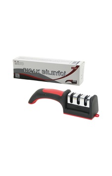 Kutulu Bıçak Bileme 3 Boğumlu Renkli Plastik Saplı Kutulu Bıçak Bileme 3 Boğumlu Renkli Plastik Saplı