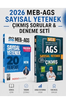 Dizgi Kitap 2026 Meb Ags Sayısal Yetenek Çıkmış Sorular & Sayısal Yetenek 20 Deneme İndeks Akademi Seti Dizgi Kitap 2026 Meb Ags Sayısal Yetenek Çıkmış Sorular & Sayısal Yetenek 20 Deneme İndeks Akademi Seti