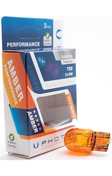 Photon T20 Turuncu Çift Duy 21 5W 12V Çift Devre N.Amber İki Adet Photon T20 Turuncu Çift Duy 21 5W 12V Çift Devre N.Amber İki Adet