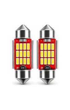 41mm C5w Sofit Led Ampul - Beyaz Plaka Ve Tavan Lambası - Canbus Arıza Lambası Yakmaz 2 Adet 41mm C5w Sofit Led Ampul - Beyaz Plaka Ve Tavan Lambası - Canbus Arıza Lambası Yakmaz 2 Adet
