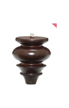 Karakoçaksesuar Safir 14 Cm Ceviz Plastik Koltuk,Baza Mobilya Ayağı (4 Adet )