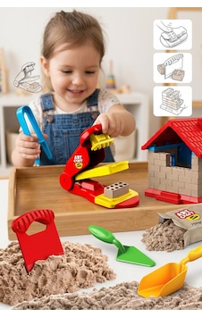 Art Craft Sand House Tuğla Yapma Ve Ev İnşa Etme Oyun Kumu Seti 750 Gr Eğitici Oyuncak 3+ Yaş Çok Renkli Art Craft Sand House Tuğla Yapma Ve Ev İnşa Etme Oyun Kumu Seti 750 Gr Eğitici Oyuncak 3+ Yaş Çok Renkli